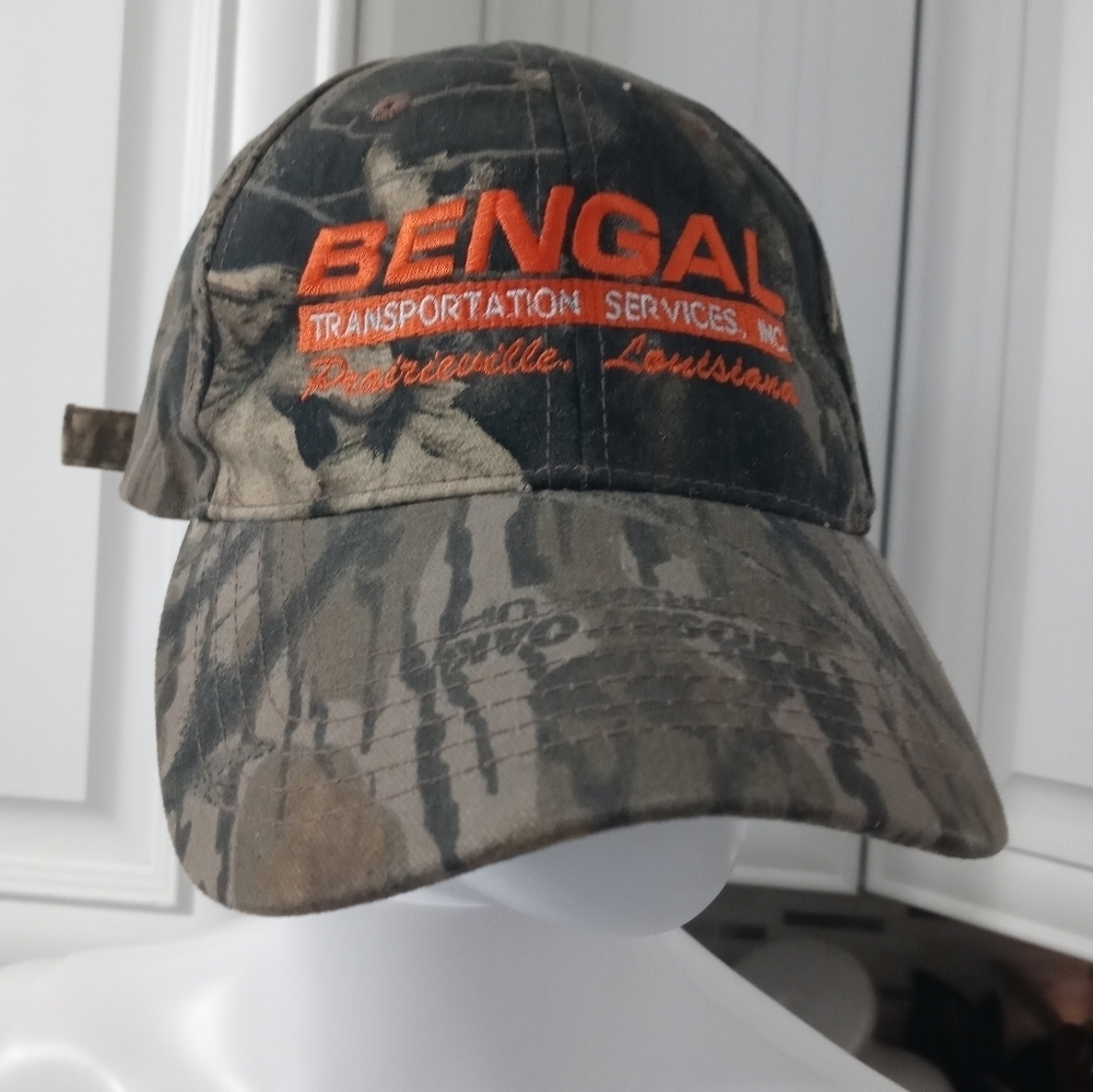 CAMOUFLAGE "BENGAL TRANSPORTATION" KATI MOSSY OAK Break Up ADJ. HUNTING CAP